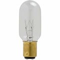 Globe Electric 25 Watts Clear DC Tubular Light Bulb, 6PK 707255